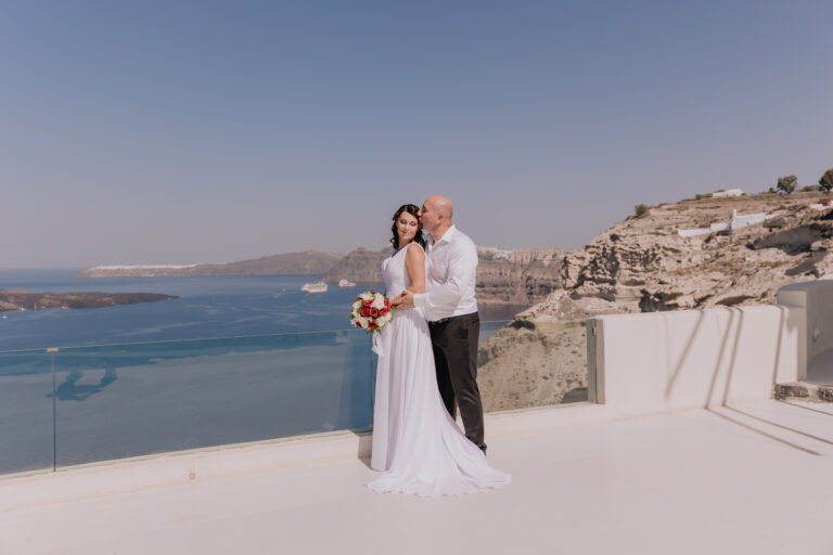 svatba v Řecku na Santorini