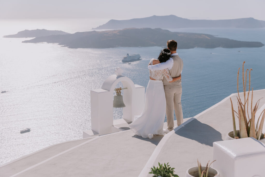 svatba v Řecku na Santorini