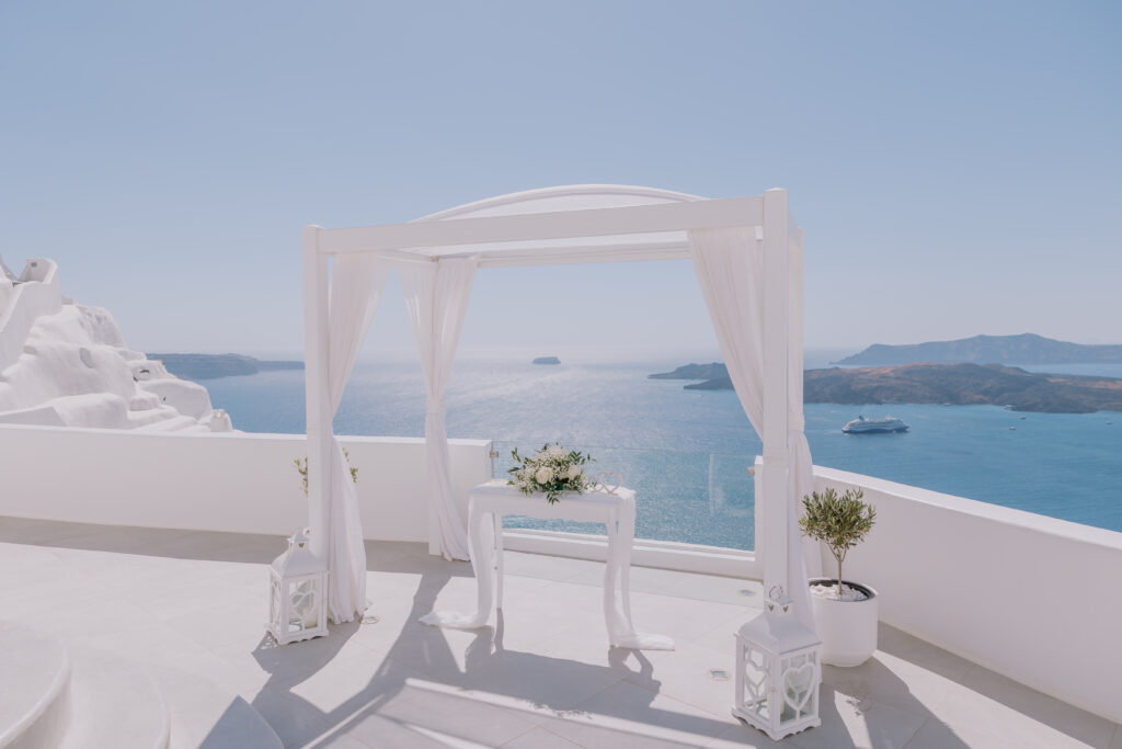 svatba v Řecku na Santorini