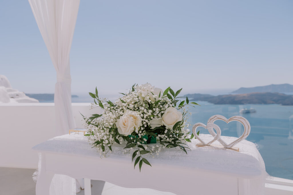 svatba v Řecku na Santorini