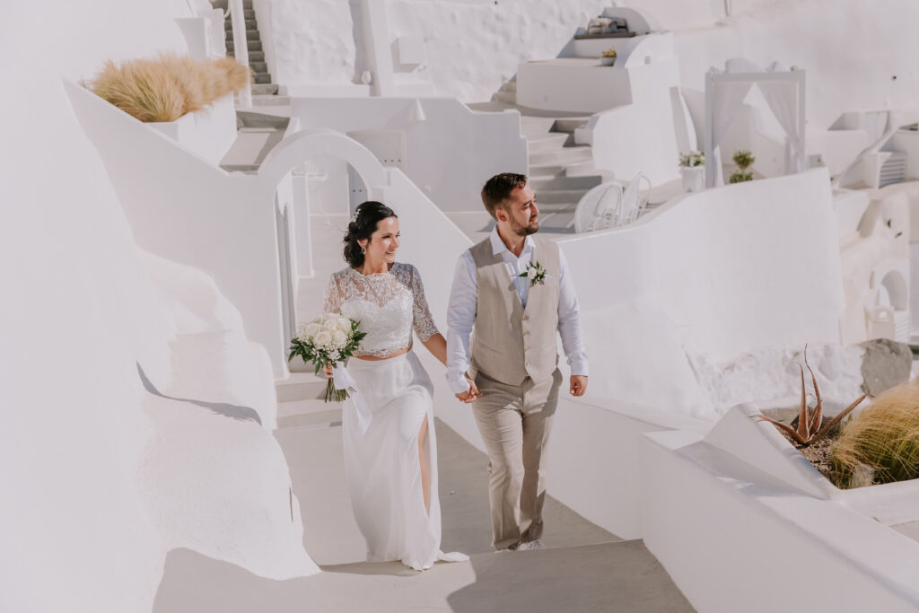 svatba v Řecku na Santorini