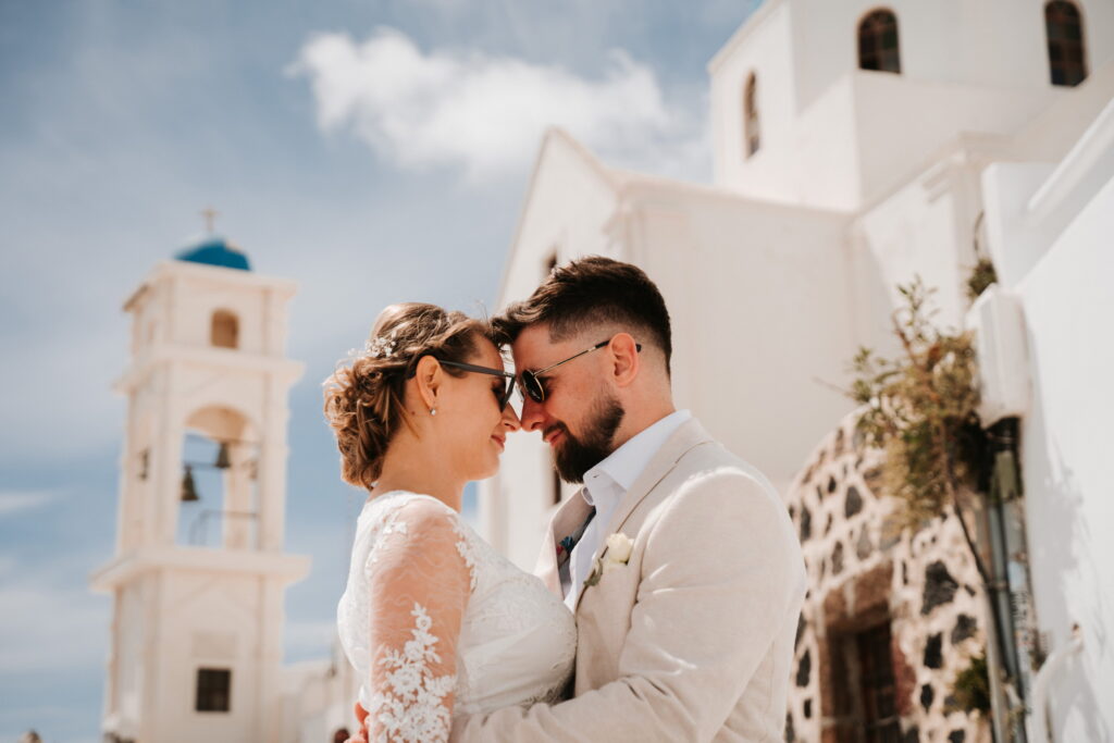 svatba v Řecku na Santorini