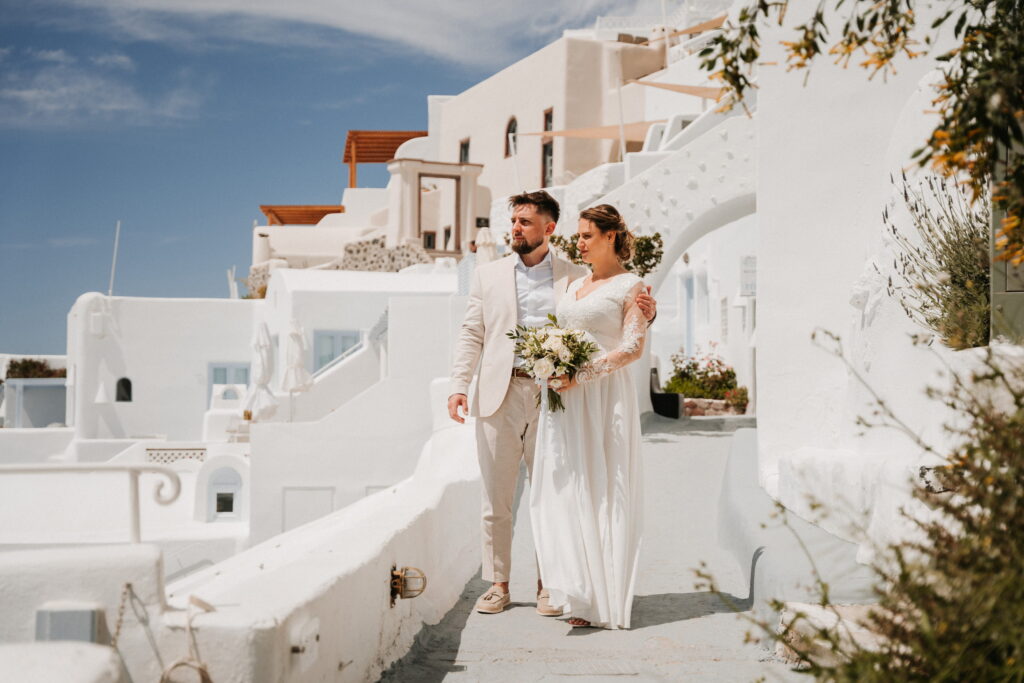 svatba v Řecku na Santorini