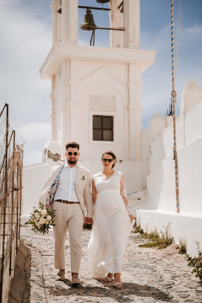 svatba v Řecku na Santorini