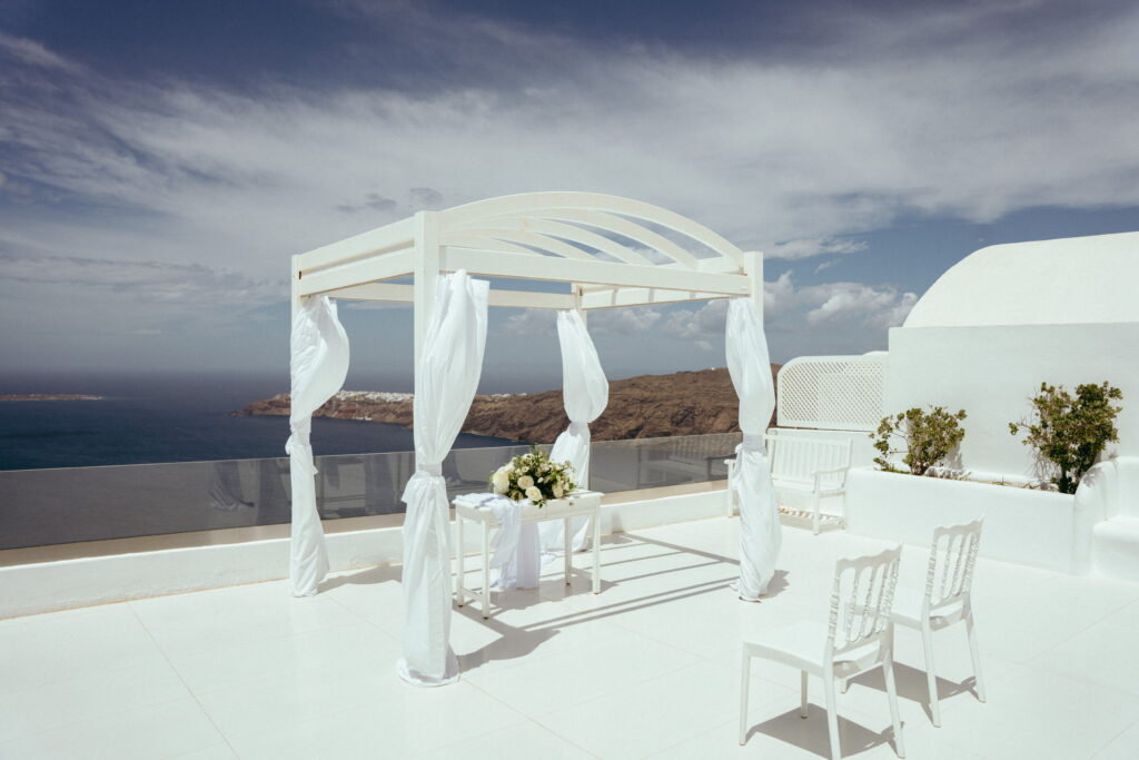 svatba v Řecku na Santorini
