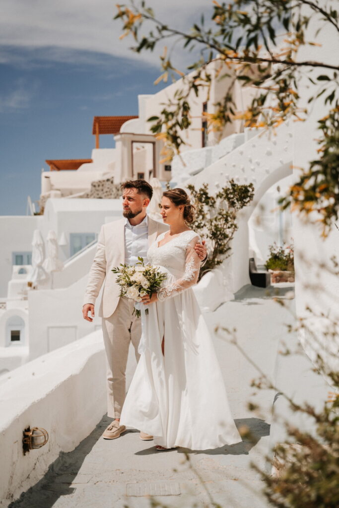 svatba v Řecku na Santorini