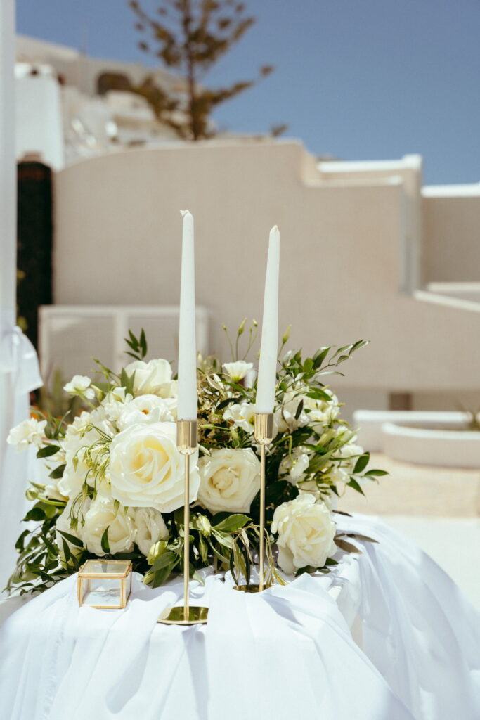 svatba v Řecku na Santorini