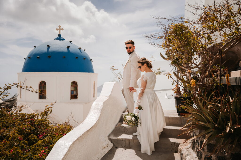 svatba v Řecku na Santorini