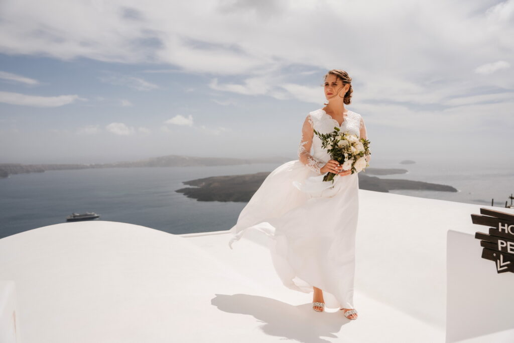 svatba v Řecku na Santorini