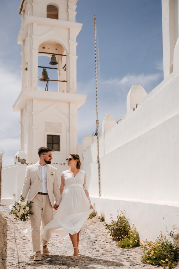 svatba v Řecku na Santorini