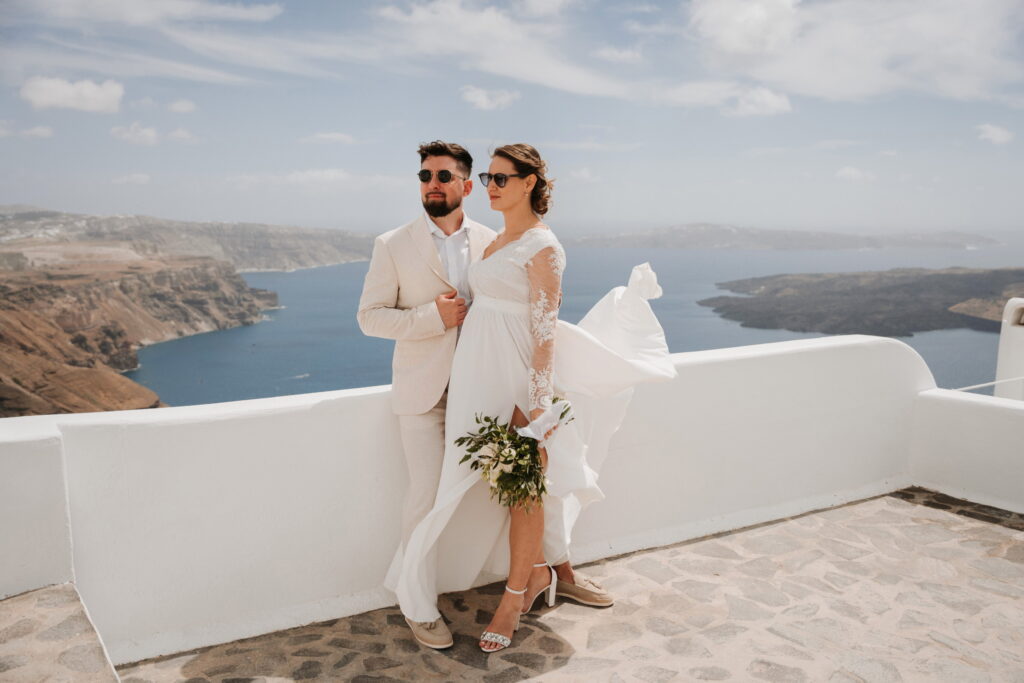 svatba v Řecku na Santorini
