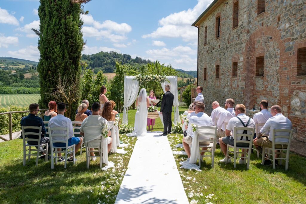 Svatba v Itálii v Toskánsku