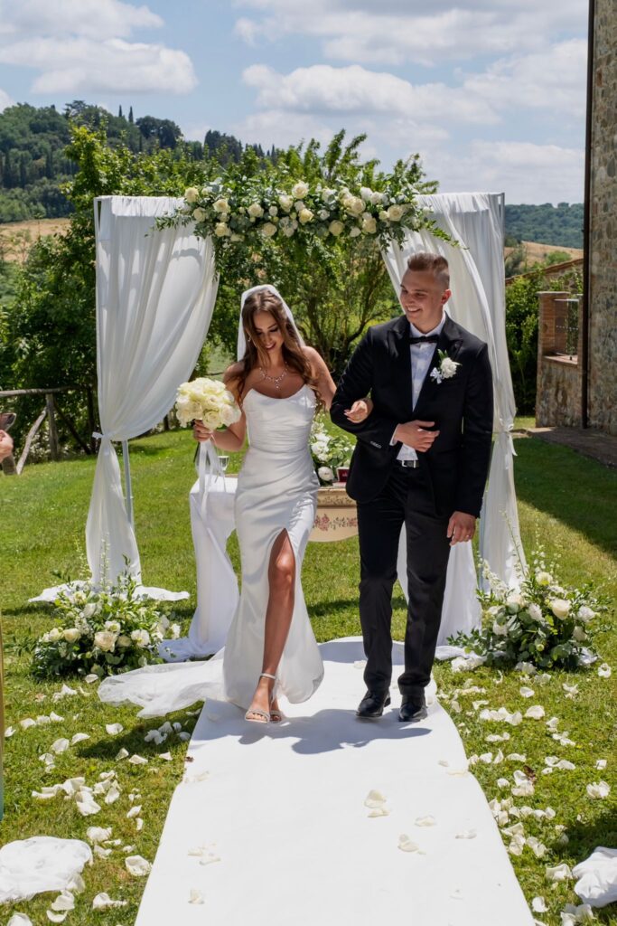 Svatba v Itálii v Toskánsku