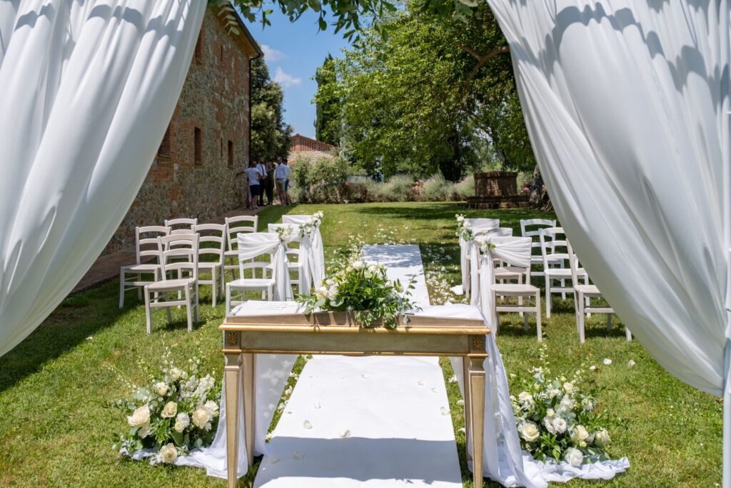 Svatba v Itálii v Toskánsku