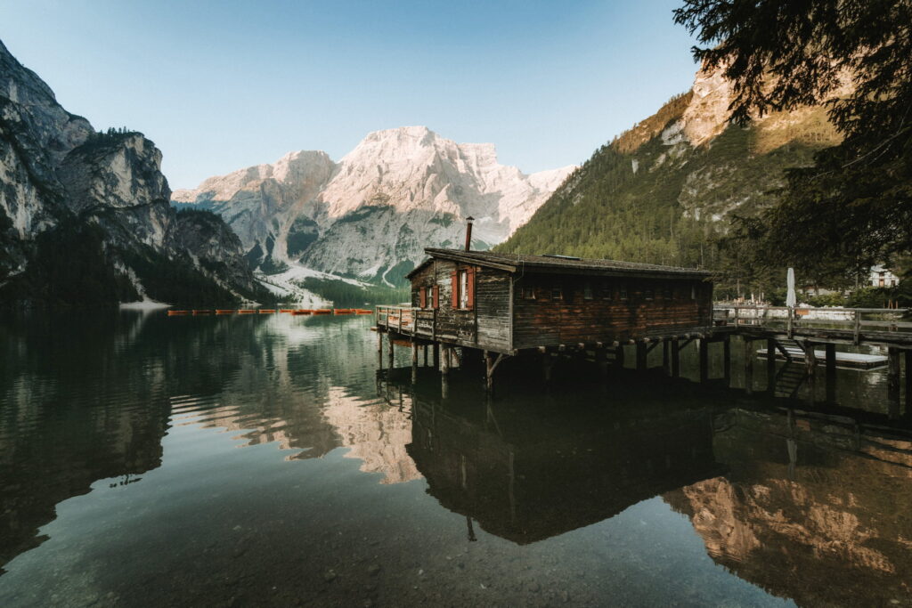 Svatba v Itálii u Lago di Braies
