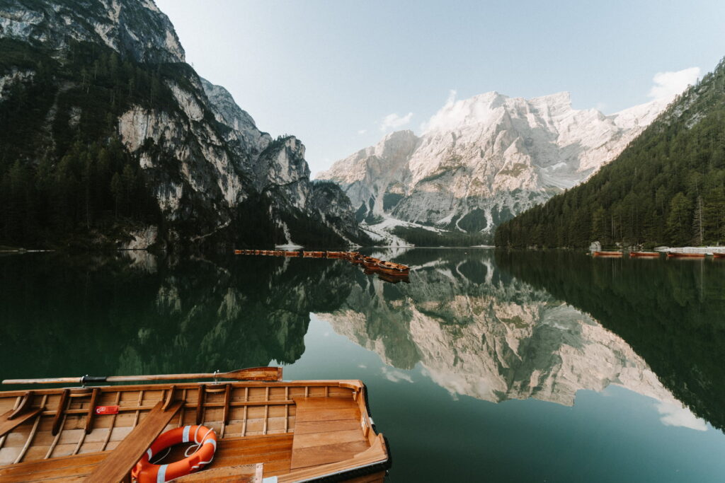 Svatba v Itálii u Lago di Braies