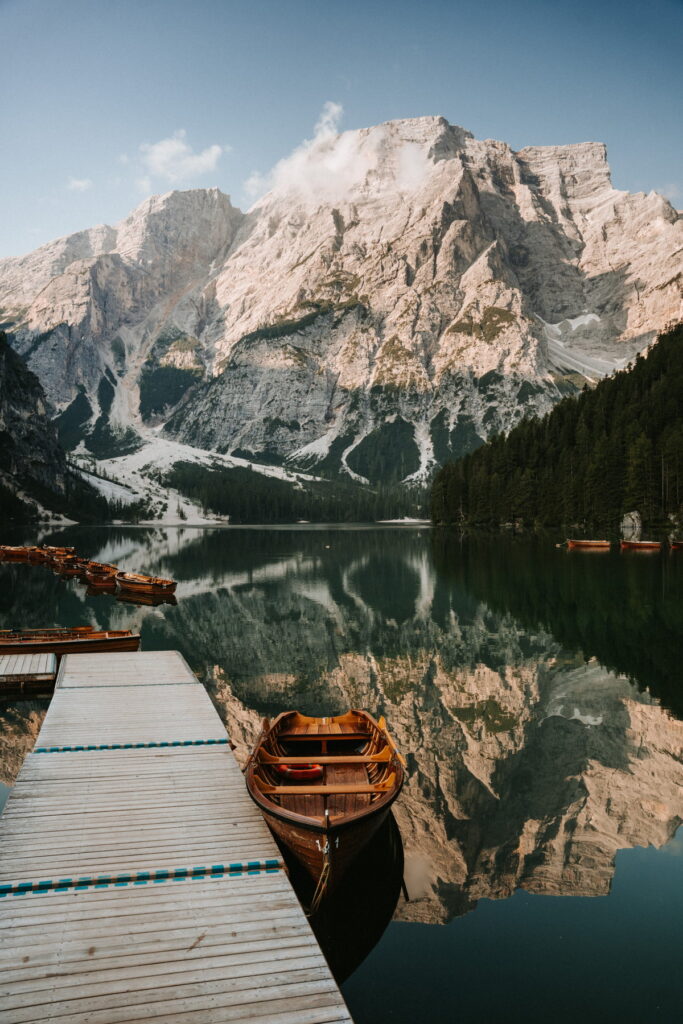 Svatba v Itálii u Lago di Braies