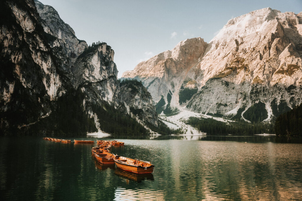Svatba v Itálii u Lago di Braies