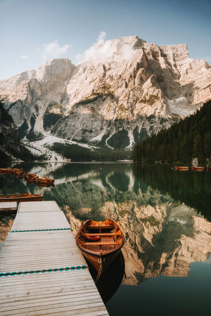 Svatba v Itálii u Lago di Braies