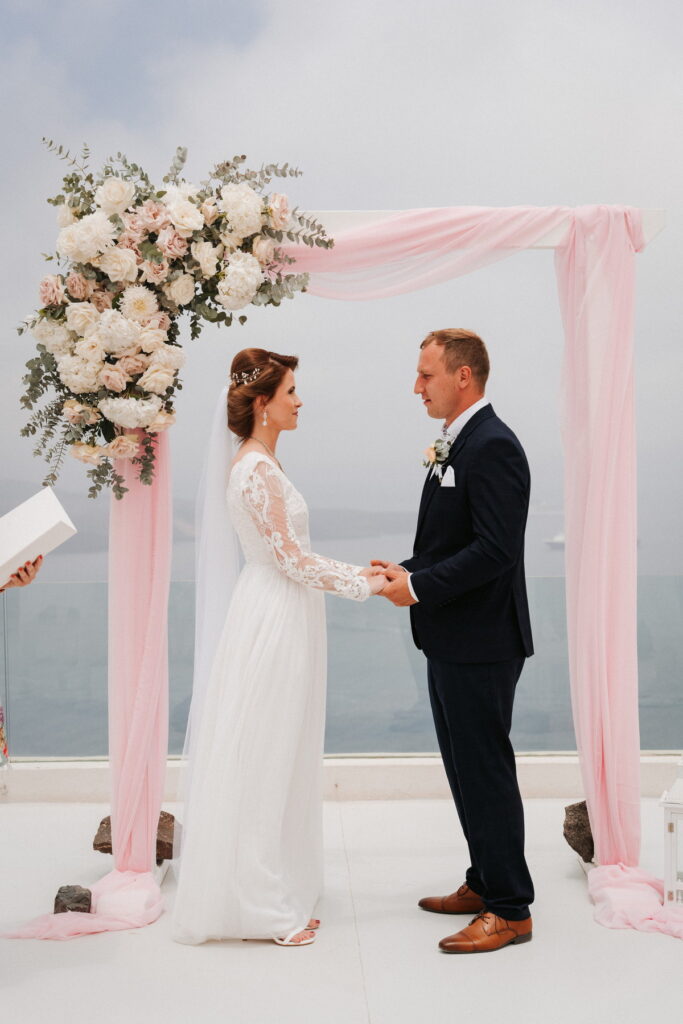 Svatba v Řecku na Santorini