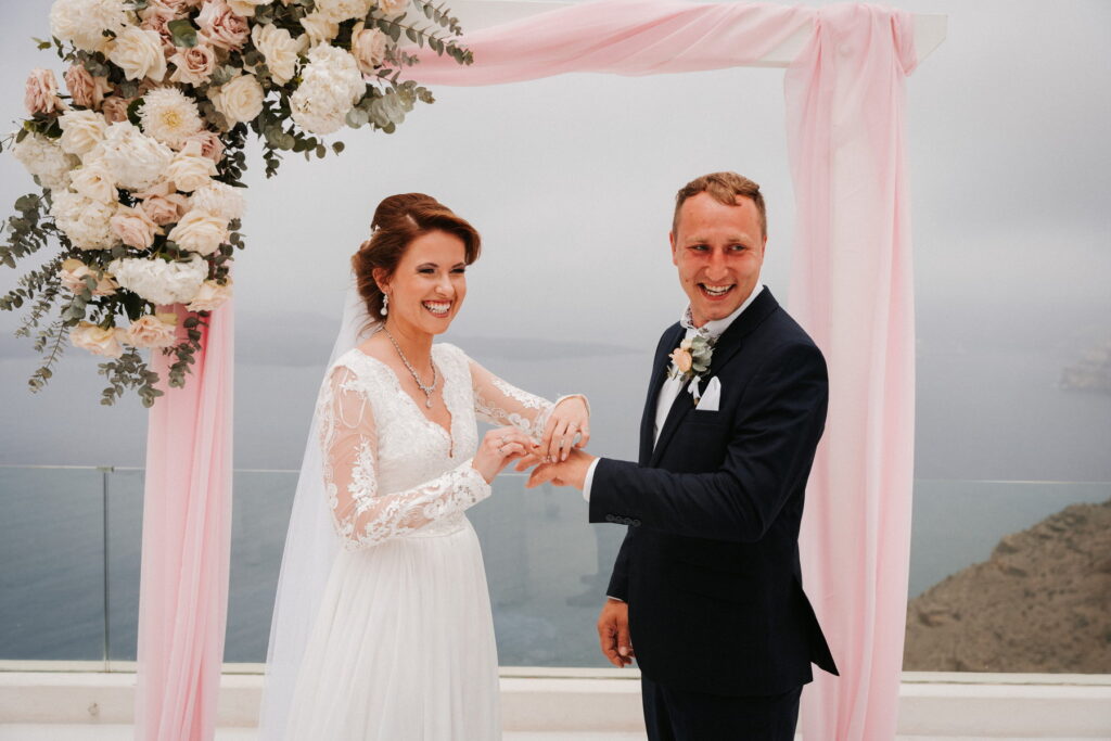 Svatba v Řecku na Santorini