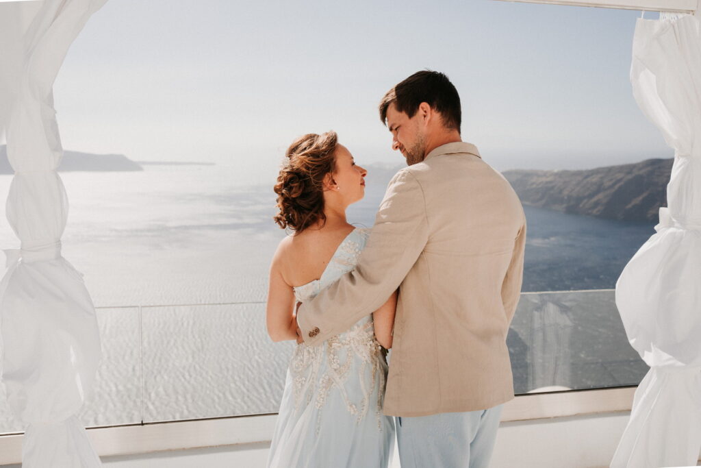 Svatba v Řecku na Santorini