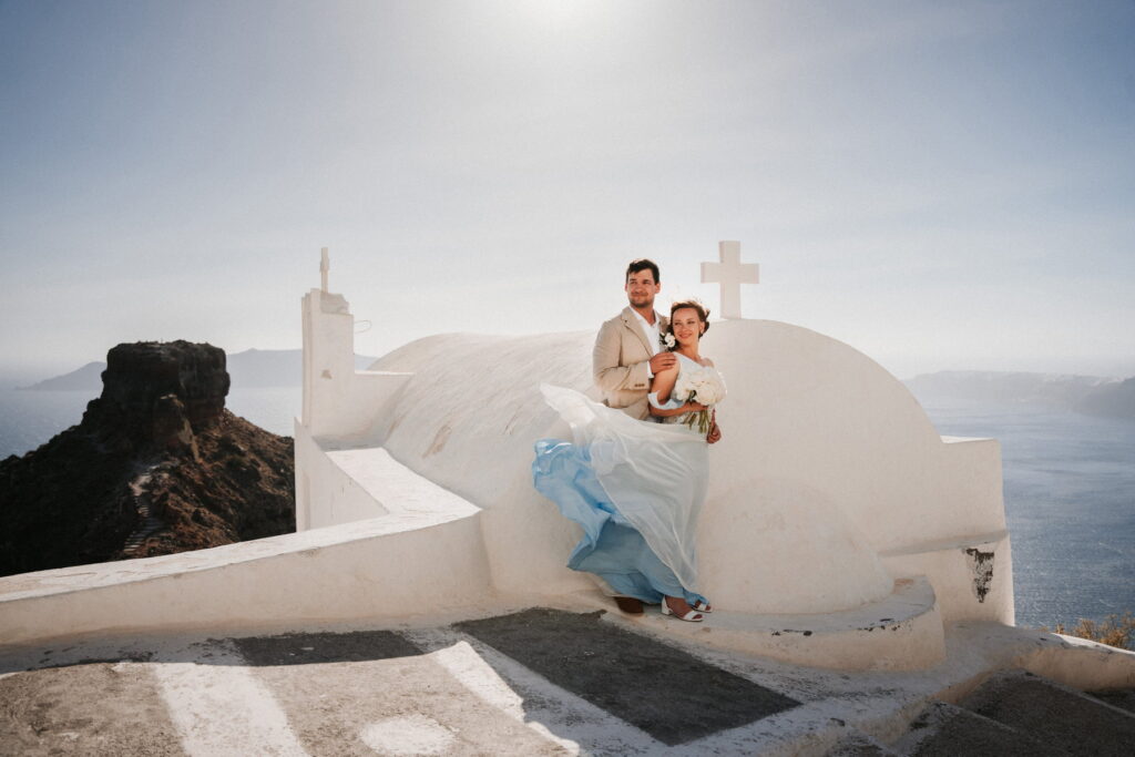 Svatba v Řecku na Santorini