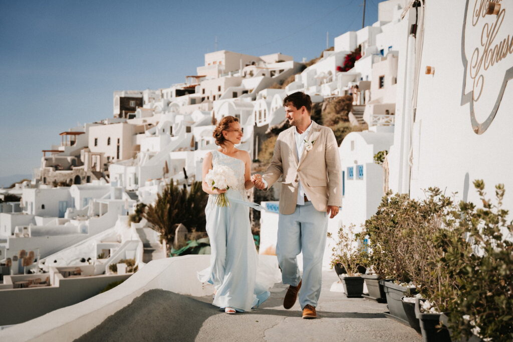 Svatba v Řecku na Santorini