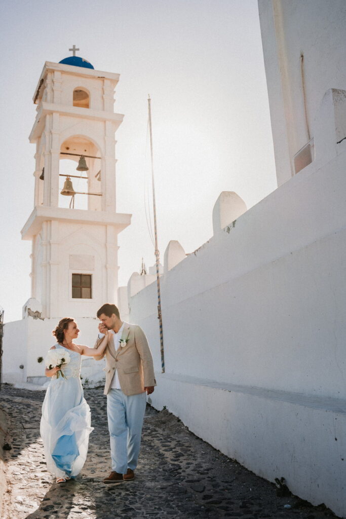 Svatba v Řecku na Santorini