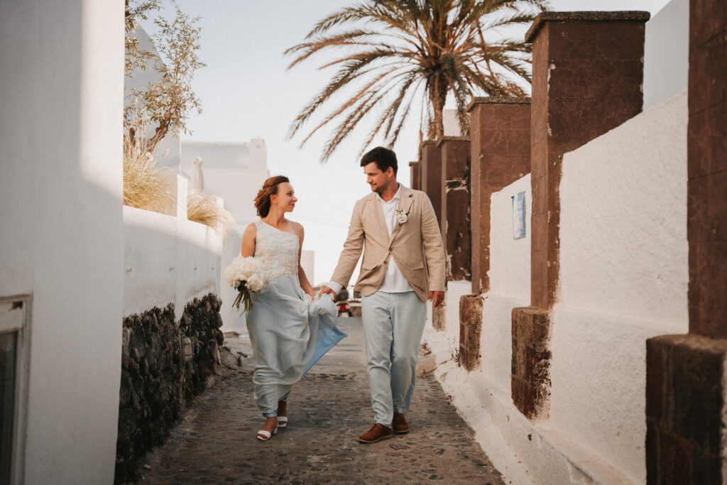 Svatba v Řecku na Santorini