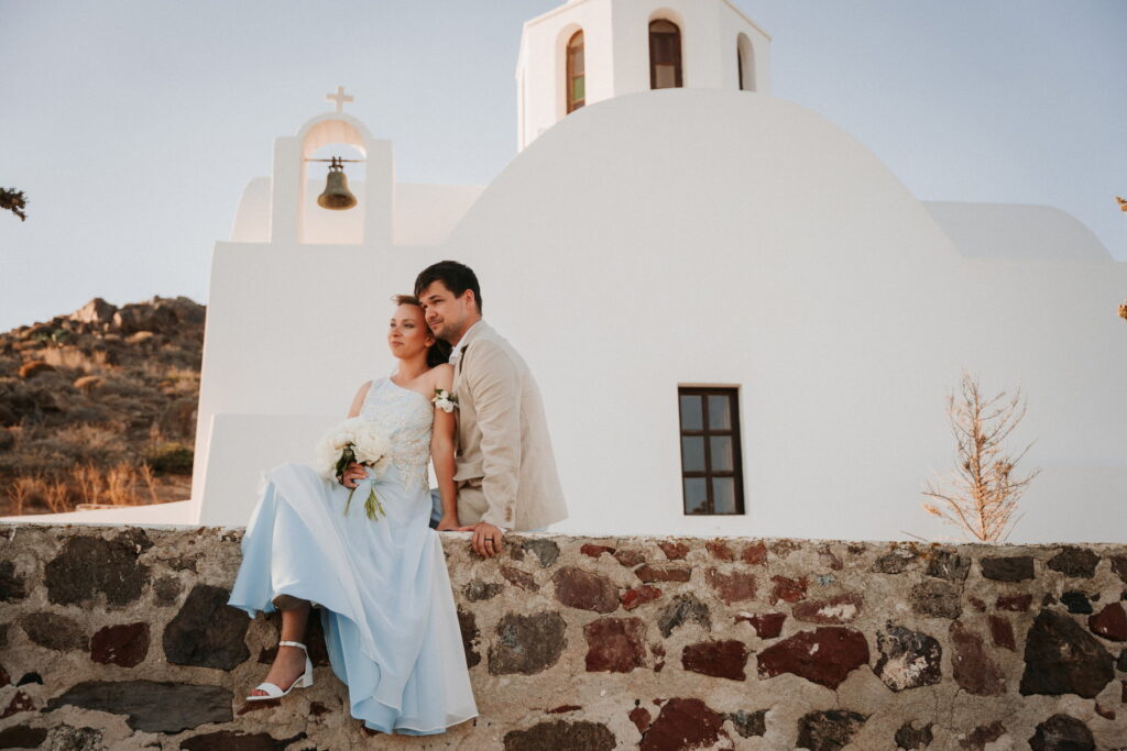 Svatba v Řecku na Santorini