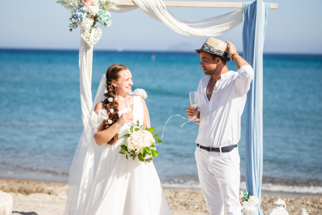 svatba v Řecku na Kosu