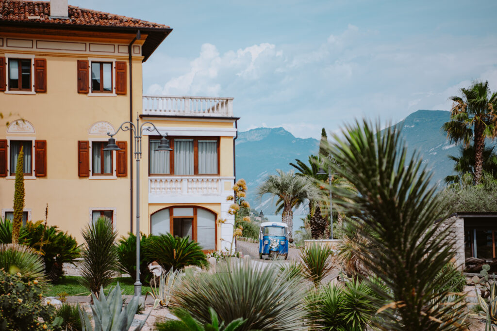 svatba v Itálii u jezera Lago di Garda