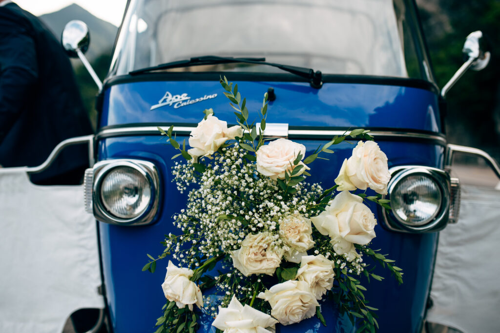 svatba v Itálii u jezera Lago di Garda