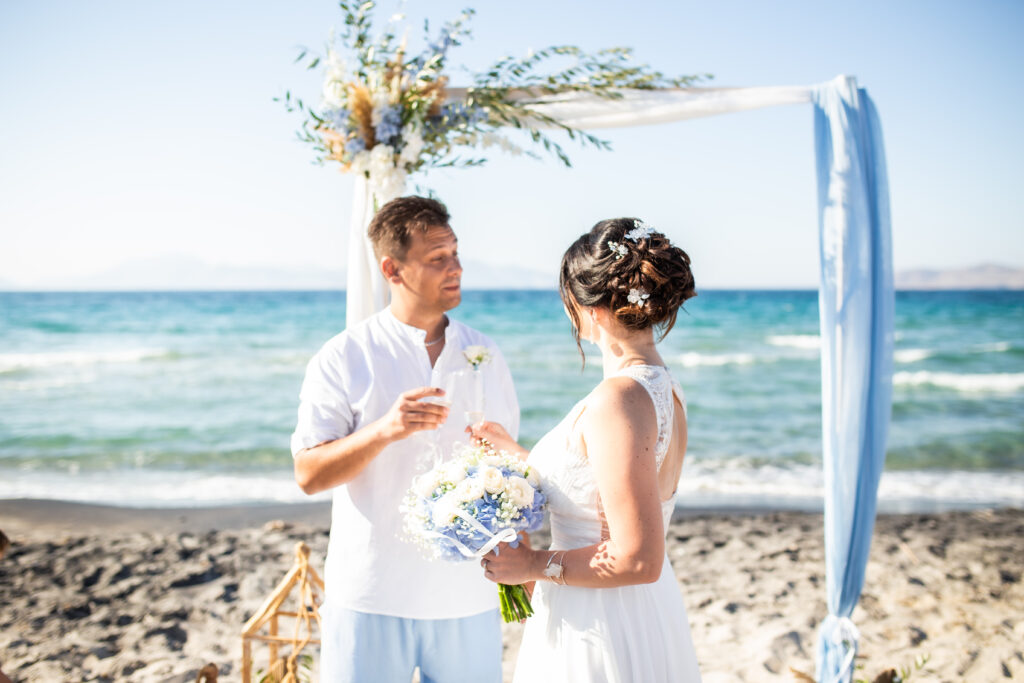 svatba v Řecku na Kosu