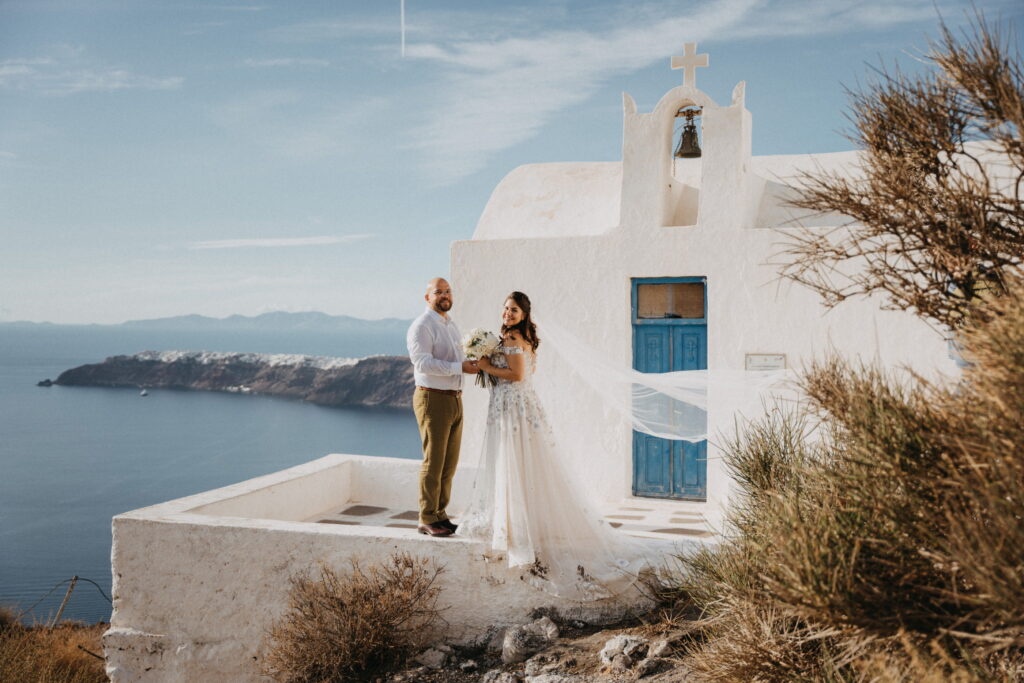 svatba v Řecku na Santorini