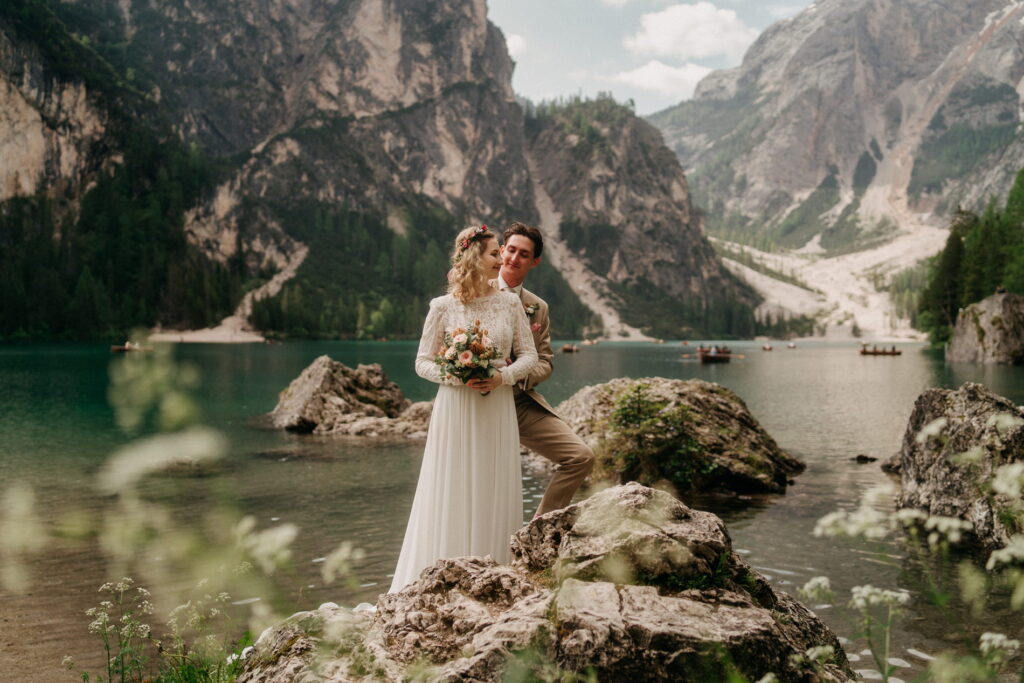 svatba v Itálii u Lago di Braies