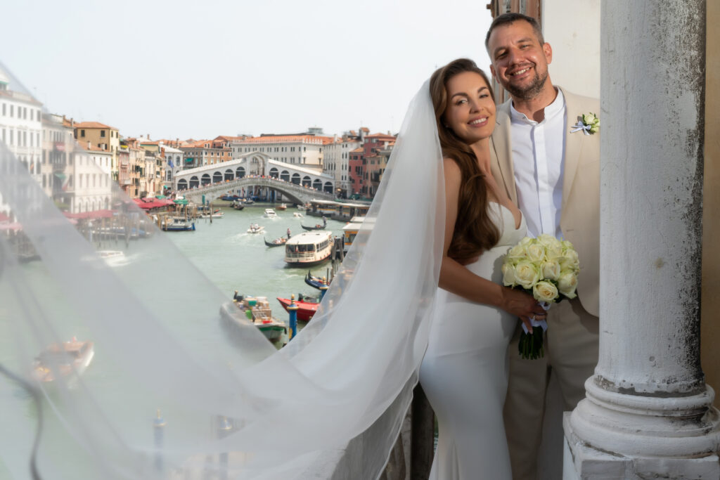 svatba v Itálii v Benátkách