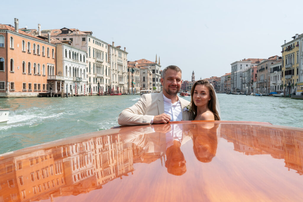 svatba v Itálii v Benátkách