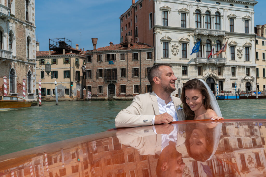 svatba v Itálii v Benátkách