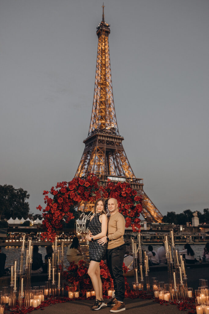 zásnuby v Paříži