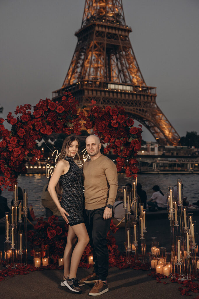 zásnuby v Paříži