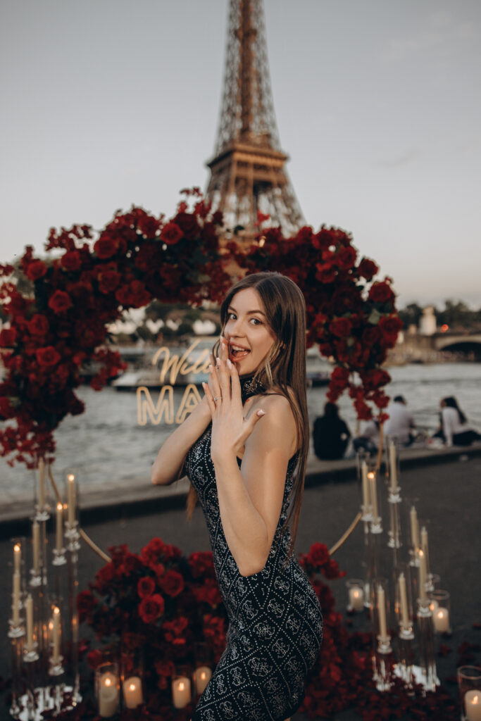 zásnuby v Paříži