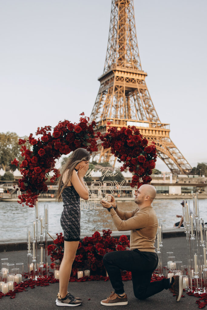 zásnuby v Paříži
