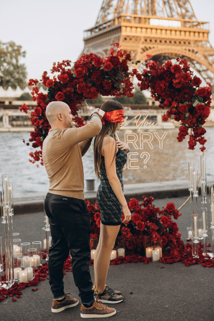 zásnuby v Paříži