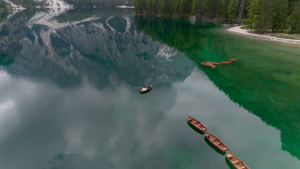 svatba v Itálii u Lago di Braies