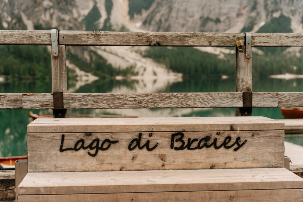 svatba v Itálii u Lago di Braies