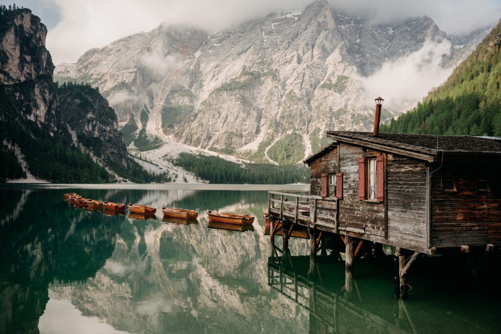 svatba v Itálii u Lago di Braies