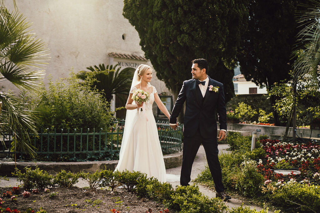 svatba v Itálii Amalfi Ravello