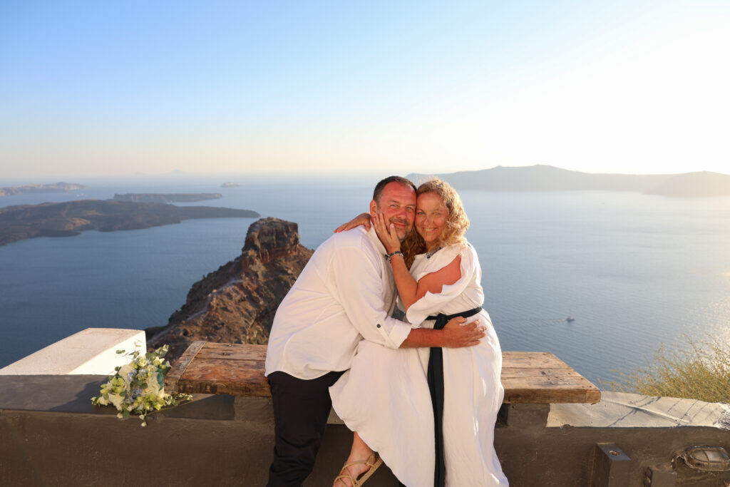 svatba v Řecku na Santorini